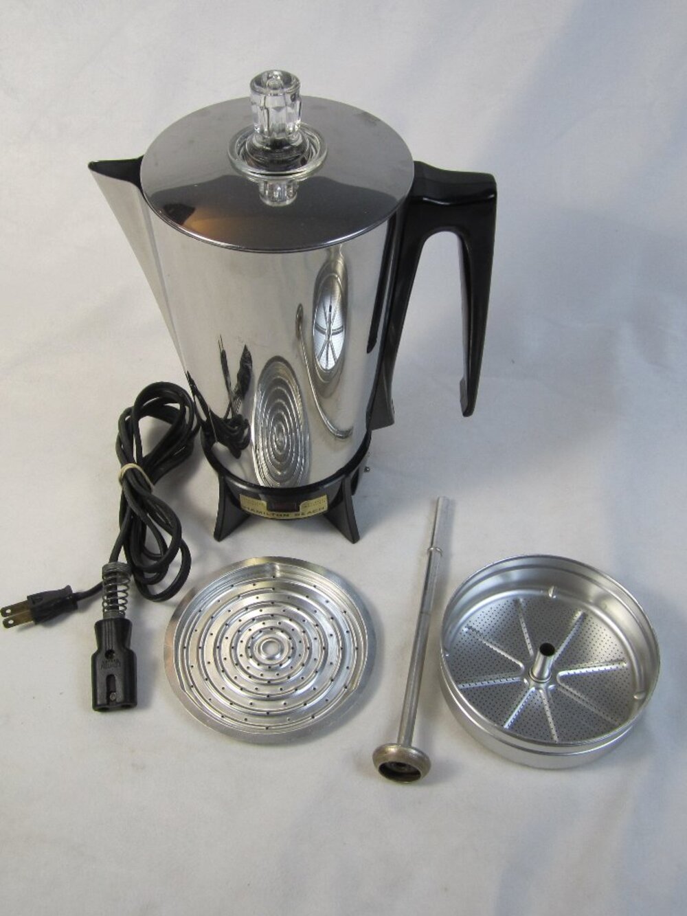 Vintage Hamilton Beach Coffee Maker Percolator # 15CM - Tested Works